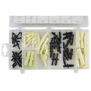 ESTUCHE DE CONECTORES DE MANGUERA 65PCS