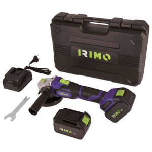 00705 Amoladora Angular 18V Brushless IRIMO IC-AG1 + 2 Baterías 4Ah + Cargador + Maletín (125 mm)