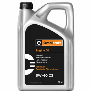 0023         Aceite Omnicraft 5W40 C3 5 Litros Sintético ACEA C3 DPF/FAP